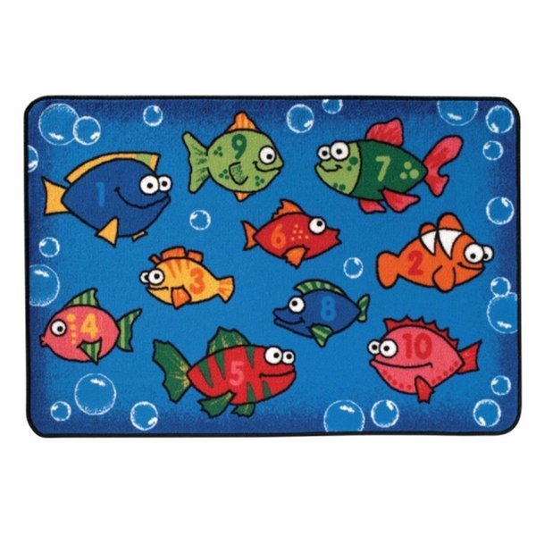 Wall-To-Wall Something Fishy Rug 3 ft. x 4.5 ft. WA2547411